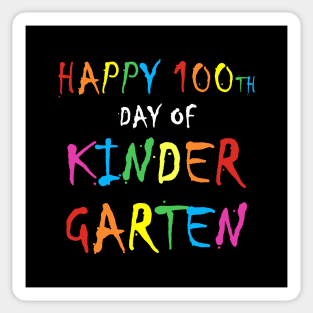 Happy 100th day of kindergarten gift Sticker